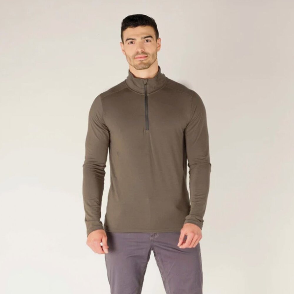 SHERPA ADVENTURE GEAR Men's Medium Tendu Active Half Zip Sweater‎
